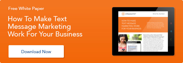 Text Message Marketing Whitepaper Blog