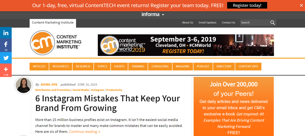 Content Marketing Institute