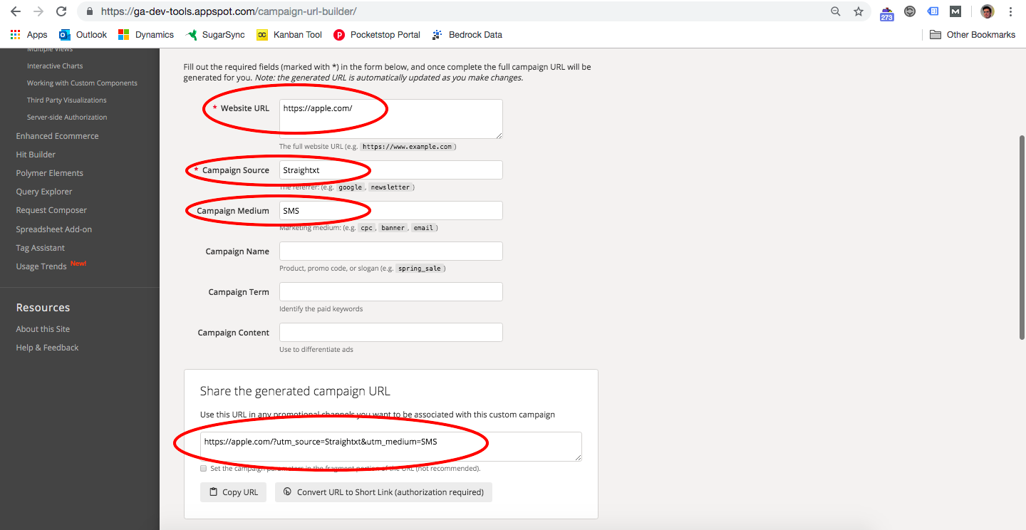 Example of URL with UTM Parameters for Your SMS Marketing Campaign