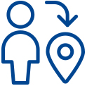 Geotarget contact icon